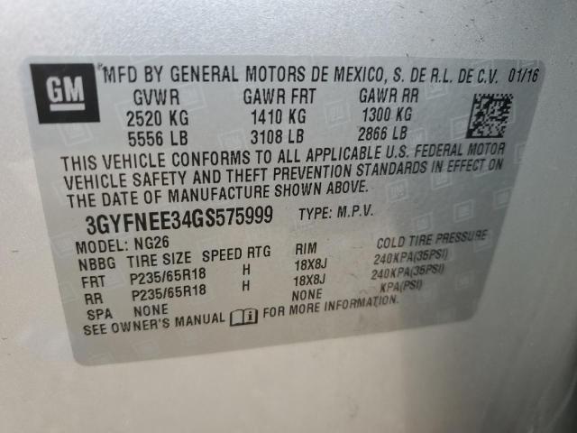 2016 CADILLAC SRX LUXURY #3293492415