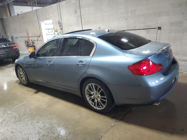 INFINITI G35 2007 blue sedan 4d gas JNKBV61E77M708769 photo #3
