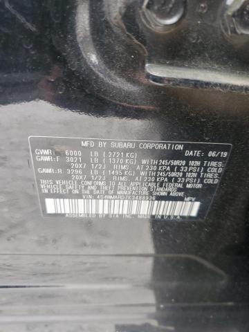 2019 SUBARU ASCENT TOU 4S4WMARD7K3488936