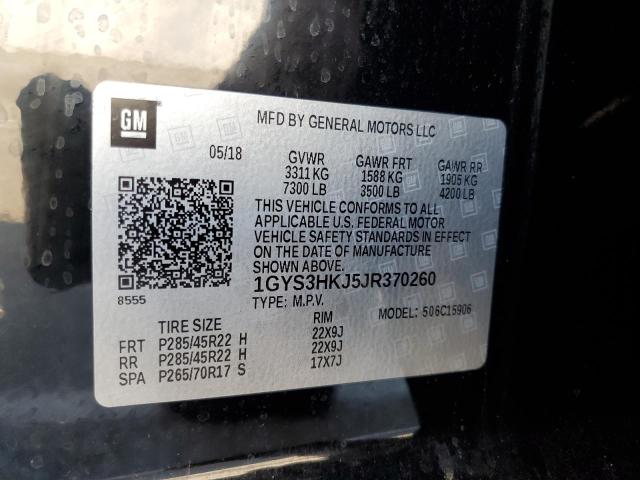 2018 CADILLAC ESCALADE E 1GYS3HKJ5JR370260