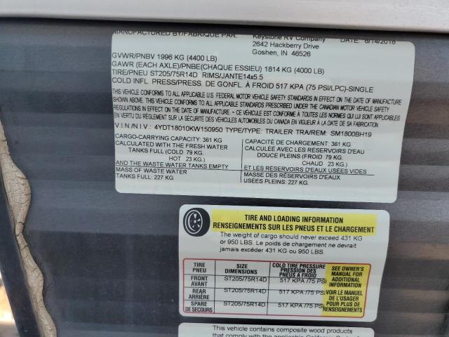 2019 OTHER SPRINGDALE #3310707733