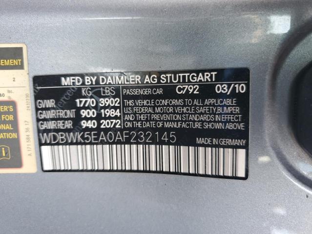 2010 MERCEDES-BENZ SLK 300 #3281453999