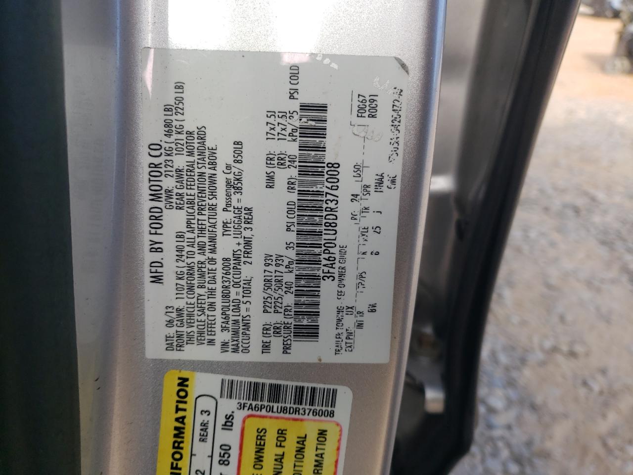 FORD FUSION SE HYBRID