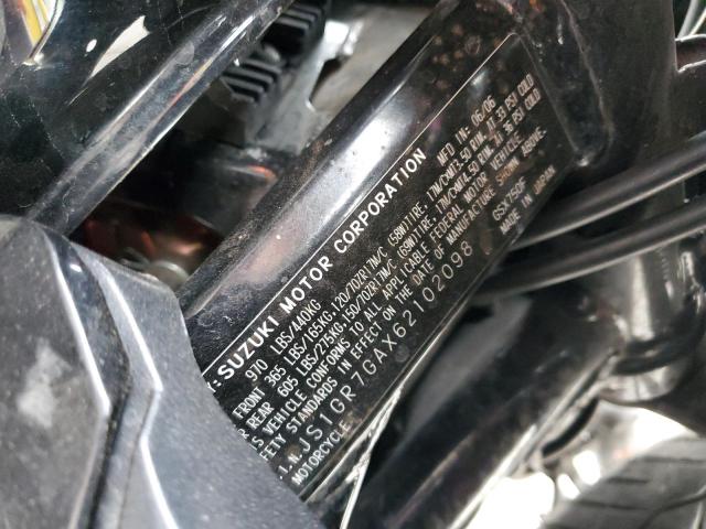 2006 SUZUKI GSX750 F JS1GR7GAX62102098