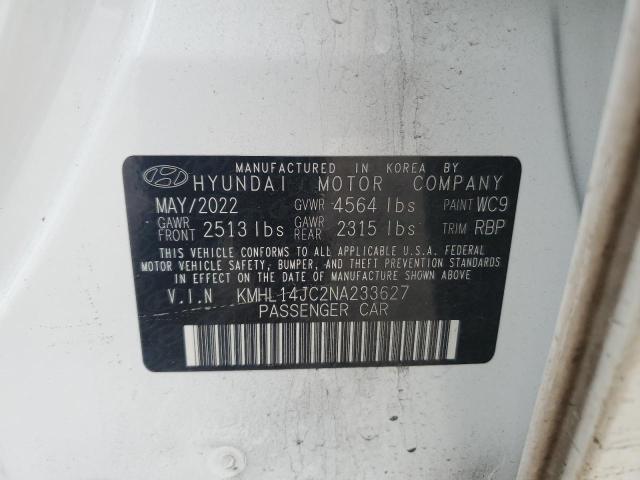 2022 HYUNDAI SONATA N L KMHL14JC2NA233627