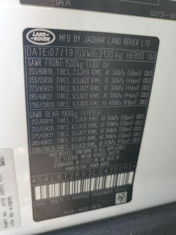 2020 LAND ROVER DISCOVERY SALRT2RV3L2415095