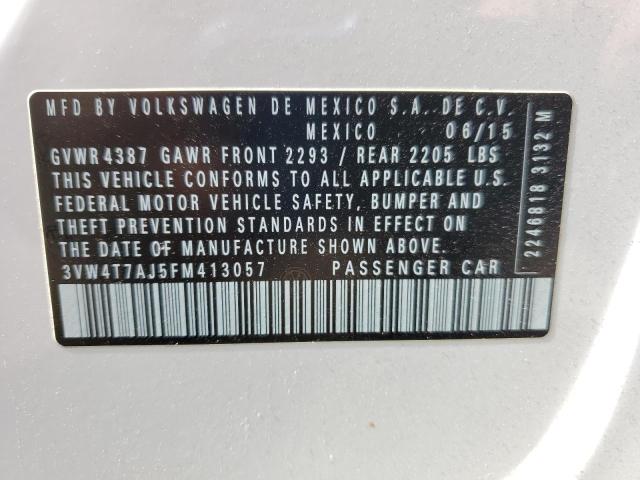 2015 VOLKSWAGEN JETTA GLI - 3VW4T7AJ5FM413057