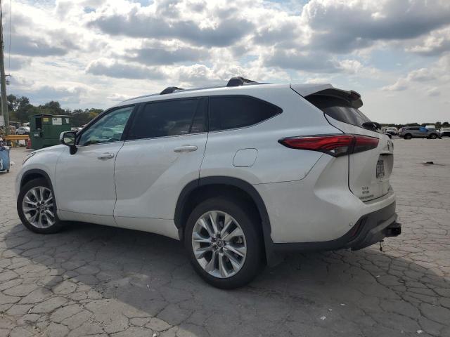 TOYOTA HIGHLANDER 2022 white  gas 5TDDZRBH5NS204618 photo #3