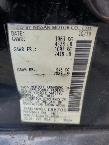 2020 NISSAN ALTIMA S 1N4BL4BV6LC188709