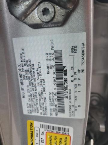 2017 FORD FUSION S - 3FA6P0G73HR108879