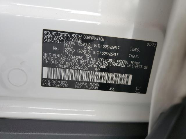 2020 TOYOTA RAV4 LE JTMLWRFV9LD547025