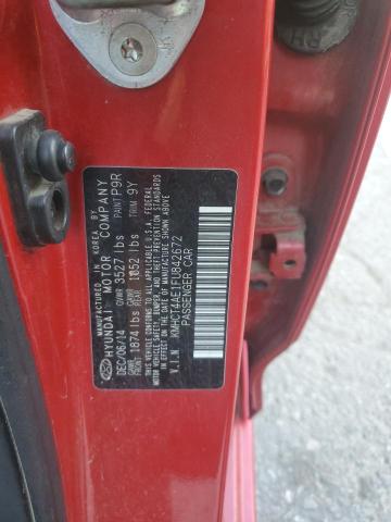 2015 HYUNDAI ACCENT GLS KMHCT4AE1FU842672