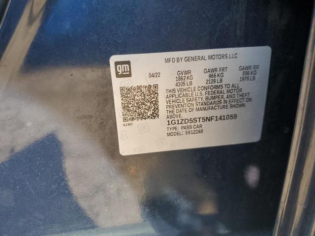 2022 CHEVROLET MALIBU LT #3287630018