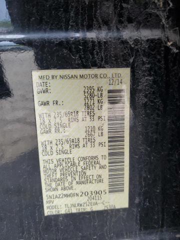 2015 NISSAN MURANO S 5N1AZ2MH0FN203905