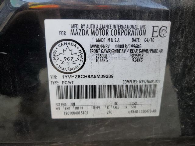 2010 MAZDA 6 I - 1YVHZ8CH8A5M39289