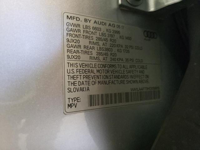2017 AUDI Q7 PREMIUM WA1LAAF73HD056615
