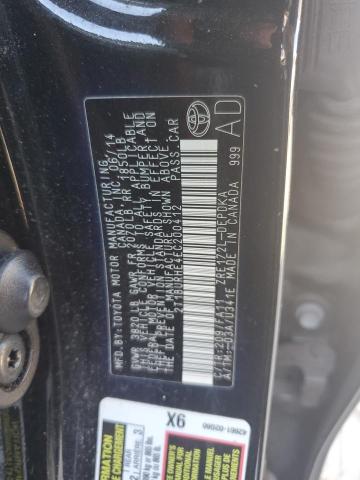 2014 TOYOTA COROLLA L - 2T1BURHE4EC200412