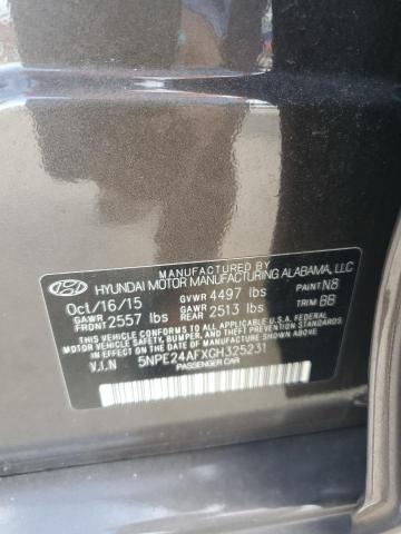 2016 HYUNDAI SONATA SE 5NPE24AFXGH325231