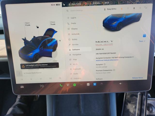 2023 TESLA MODEL Y - 7SAYGDEF2PF784490