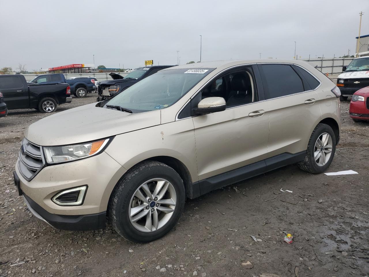 Lot #3305729741 2017 FORD EDGE SEL