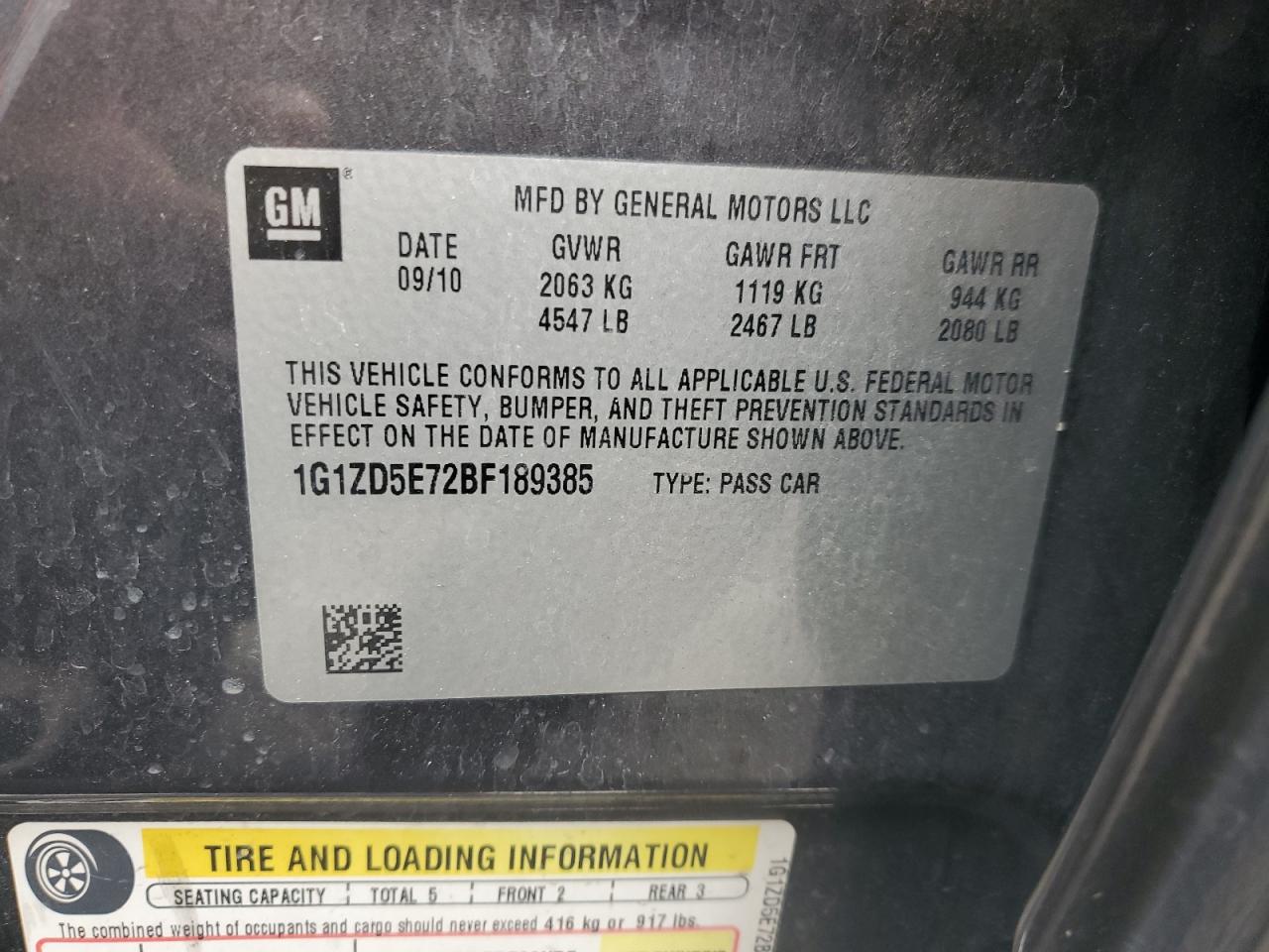 CHEVROLET MALIBU 2LT