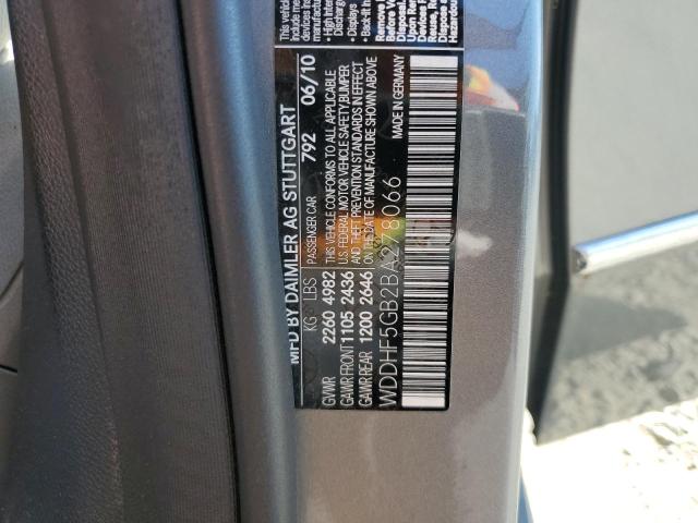 2011 MERCEDES-BENZ E 350 - WDDHF5GB2BA278066