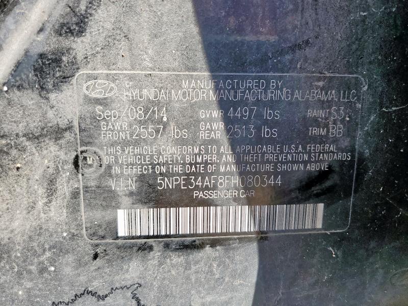 2015 HYUNDAI SONATA SPO #3260510290