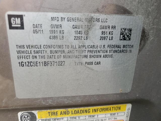 2011 CHEVROLET MALIBU 1LT - 1G1ZC5E11BF371027