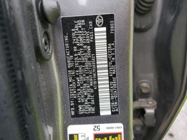 2019 TOYOTA CAMRY L #3304362585