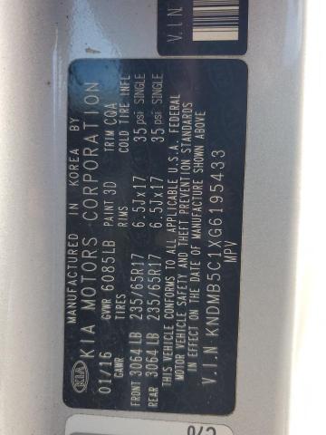 2016 KIA SEDONA LX - KNDMB5C1XG6195433
