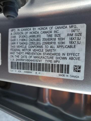 2017 HONDA CR-V TOURI 2HKRW1H90HH515741