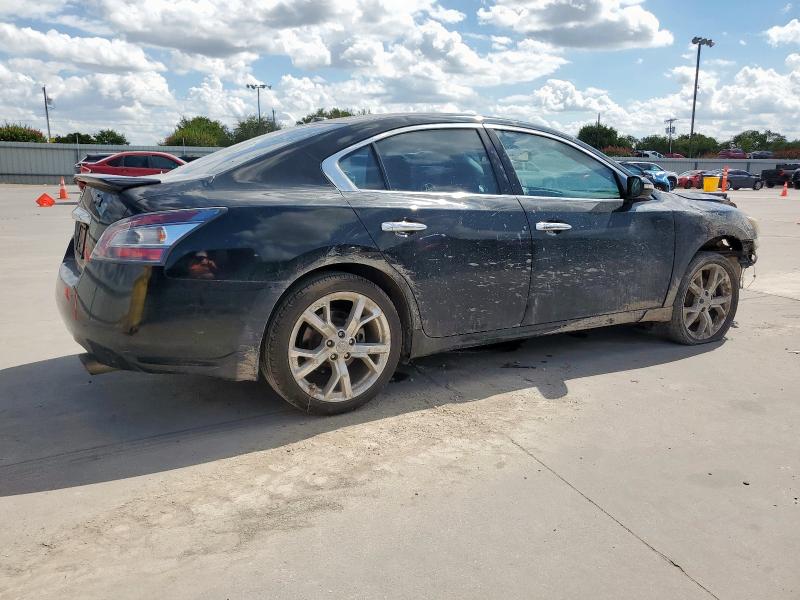 NISSAN MAXIMA S 2012 black sedan 4d gas 1N4AA5AP4CC843525 photo #4