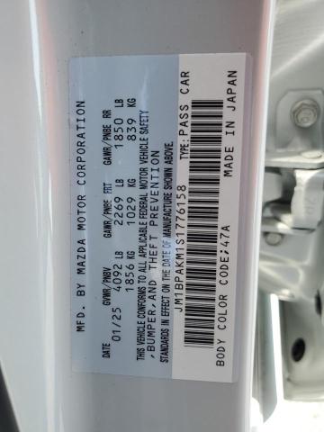 2025 MAZDA 3S JM1BPAKM1S1776158