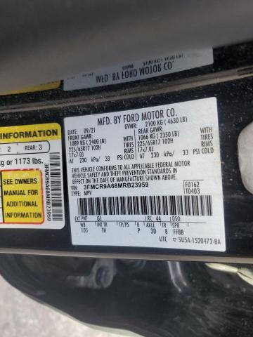 2021 FORD BRONCO SPO - 3FMCR9A68MRB23959