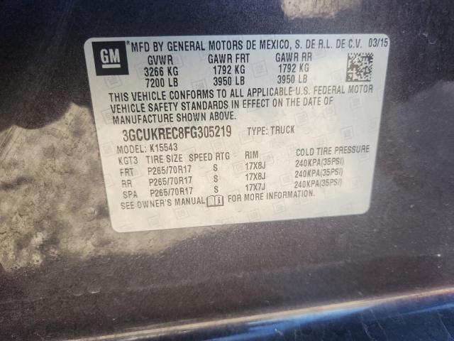 2015 CHEVROLET SILVERADO #3285023388