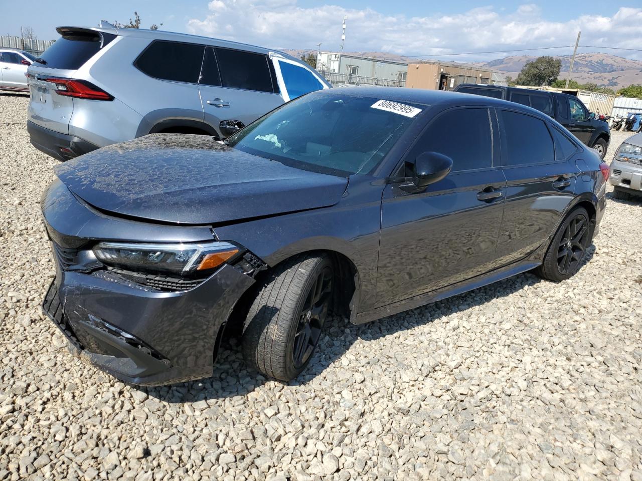 Lot #3257086281 2022 HONDA CIVIC SPORT