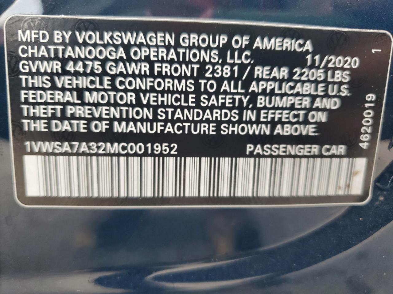 VOLKSWAGEN PASSAT SE