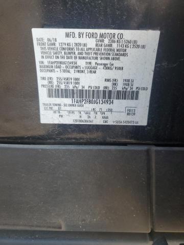 2018 FORD TAURUS LIM 1FAHP2F80JG134934