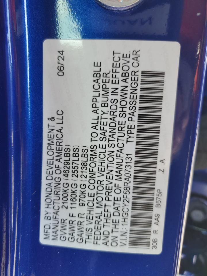 HONDA ACCORD HYBRID SPORT