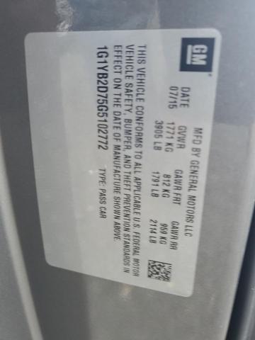 2016 CHEVROLET CORVETTE S 1G1YB2D75G5102772