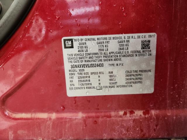 2018 CHEVROLET EQUINOX PR 3GNAXVEV9JS524430