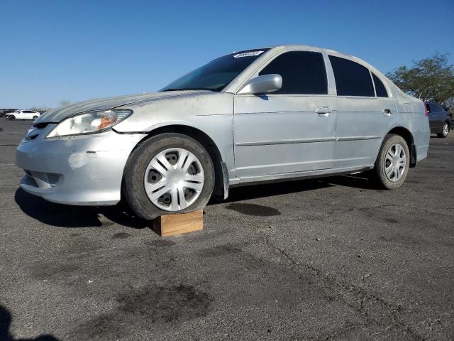 HONDA CIVIC DX V 2005 silver  gas 1HGES16335L004039 photo #1