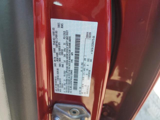 2019 LINCOLN MKC SELECT 5LMCJ2D97KUL12965