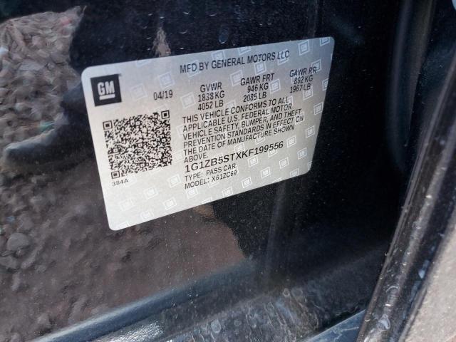 2019 CHEVROLET MALIBU LS - 1G1ZB5STXKF199556