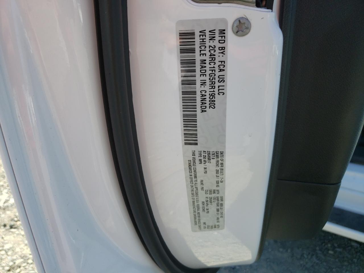 Lot #3311761285 2024 CHRYSLER PACIFICA T