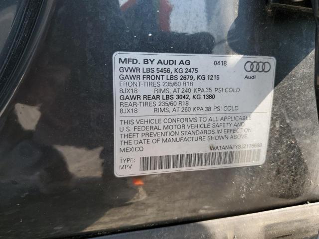 2018 AUDI Q5 PREMIUM - WA1ANAFY8J2175668
