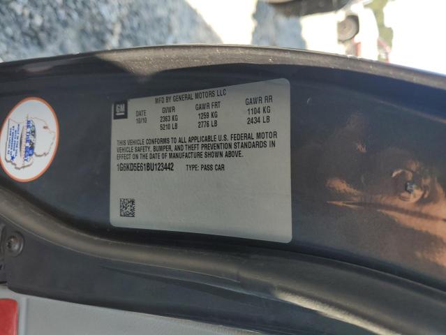 2011 CADILLAC DTS LUXURY - 1G6KD5E61BU123442