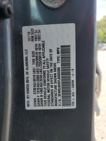 2020 HONDA ODYSSEY ELITE 5FNRL6H97LB035306