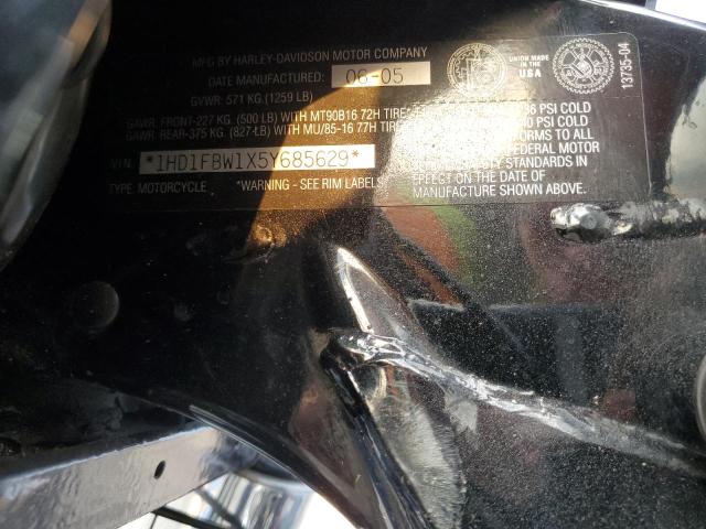 2005 HARLEY-DAVIDSON FLHRI 1HD1FBW1X5Y685629