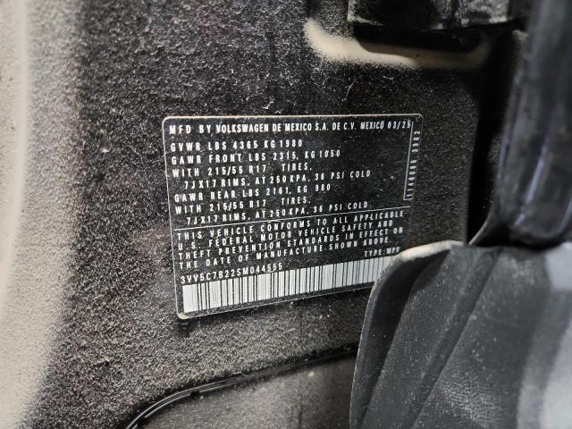2025 VOLKSWAGEN TAOS S 3VV5C7B22SM044555